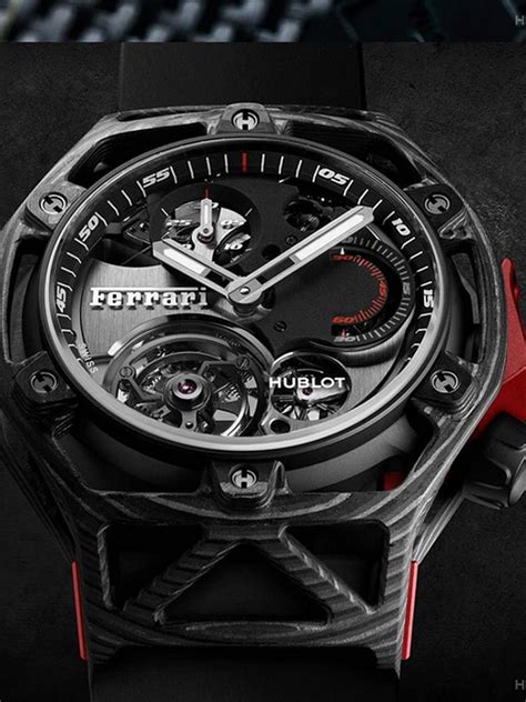 hublot ferrari 70|hublot techframe 70 years tourbillon.